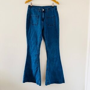 Flare Blue Denim Jeans